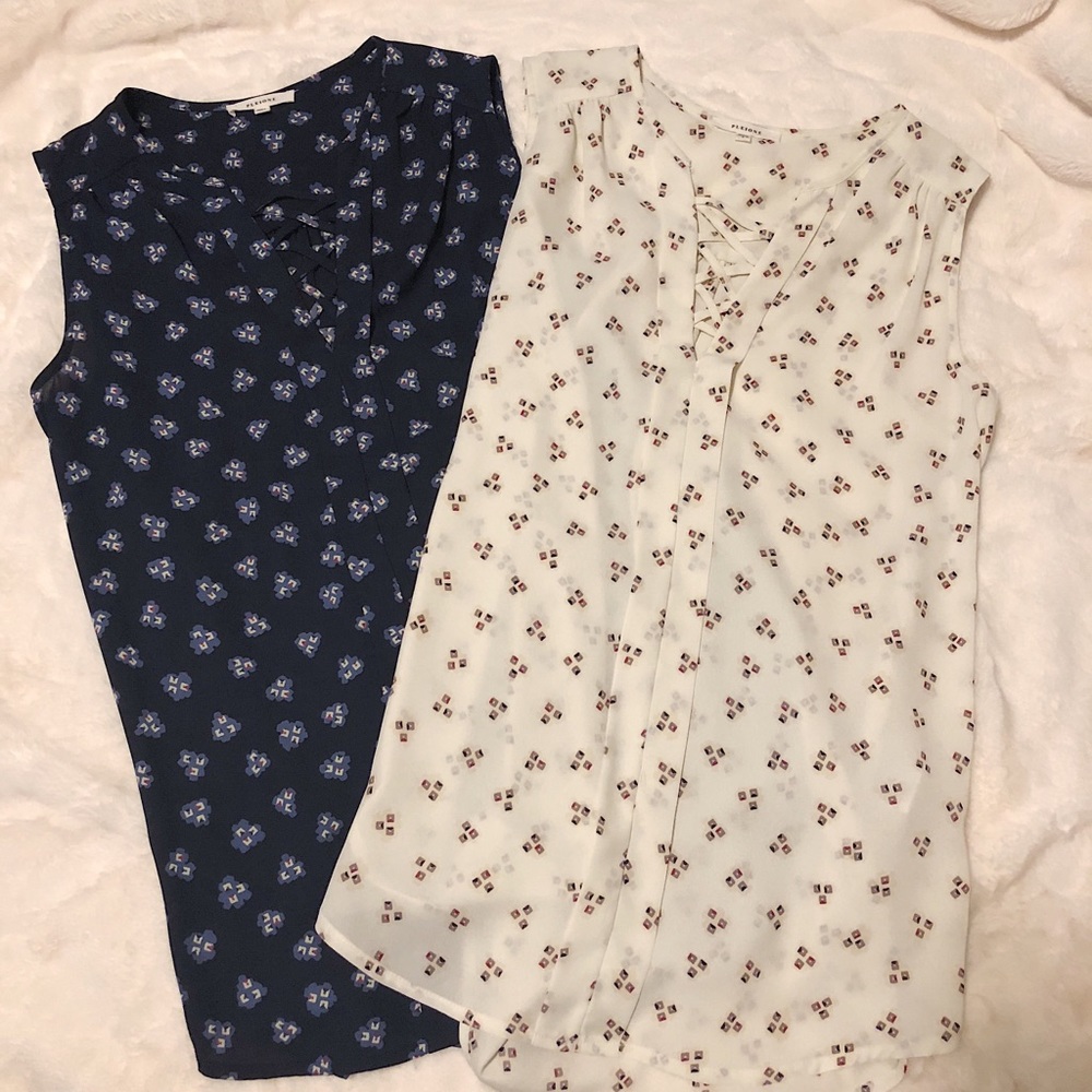 Pleione printed tanks (selling in set of 2)- small